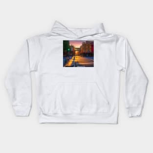 Melbourne Chinatown sunset Kids Hoodie